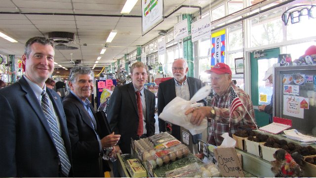 Celebrating DUFB's electronic implementation at the Flint Farmers Market